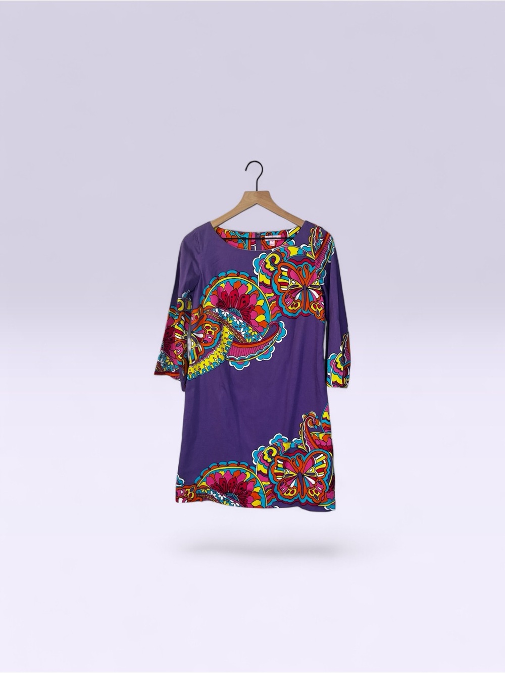 Women’s Purple Floral-Print Lilly Pulitzer Dress